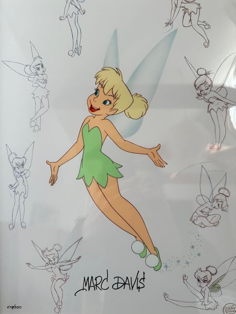 Tinker Bell マスターズ・シリーズ　セル画 限定３５０枚 新品