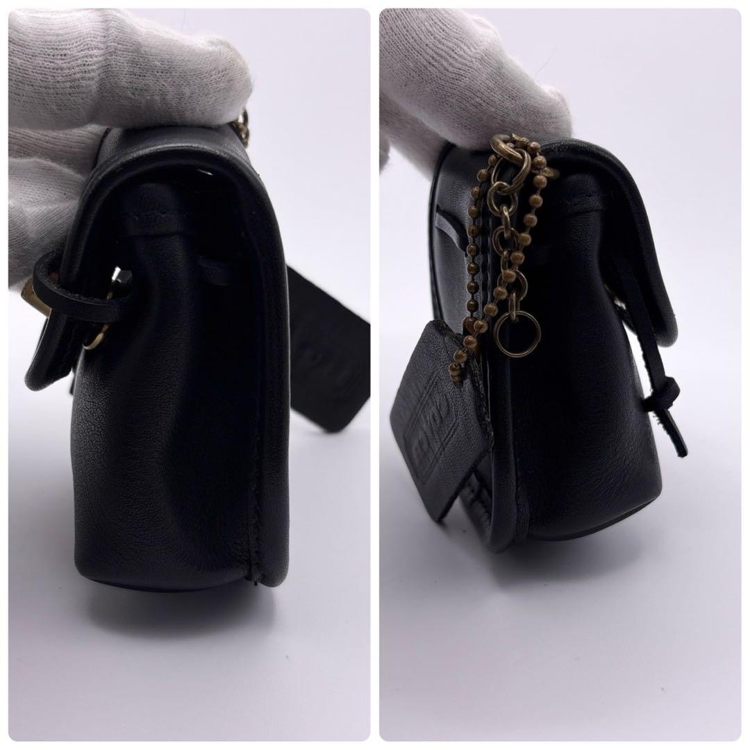 コーチ COACH キーホルダー ケース ターンロック リュック ブラック