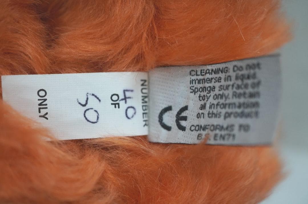 【M2512-20】メリーソート テディベア 40/50 チーキー オレンジ