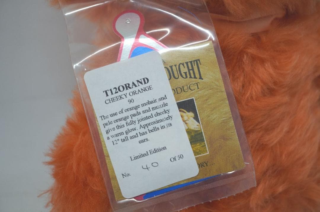 【M2512-20】メリーソート テディベア 40/50 チーキー オレンジ