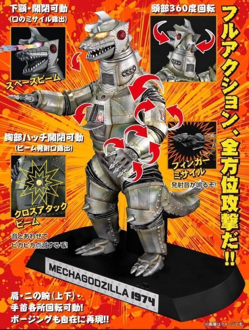 UA Monsters メカゴジラ（1974）輸送箱未開封未使用品