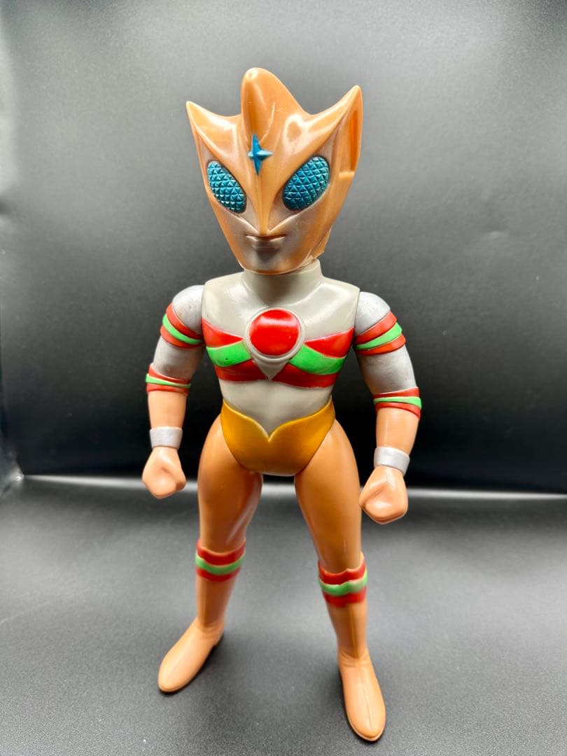 トリプルファイター　30cm ブルマァク　ソフビ　年代物　1970年代