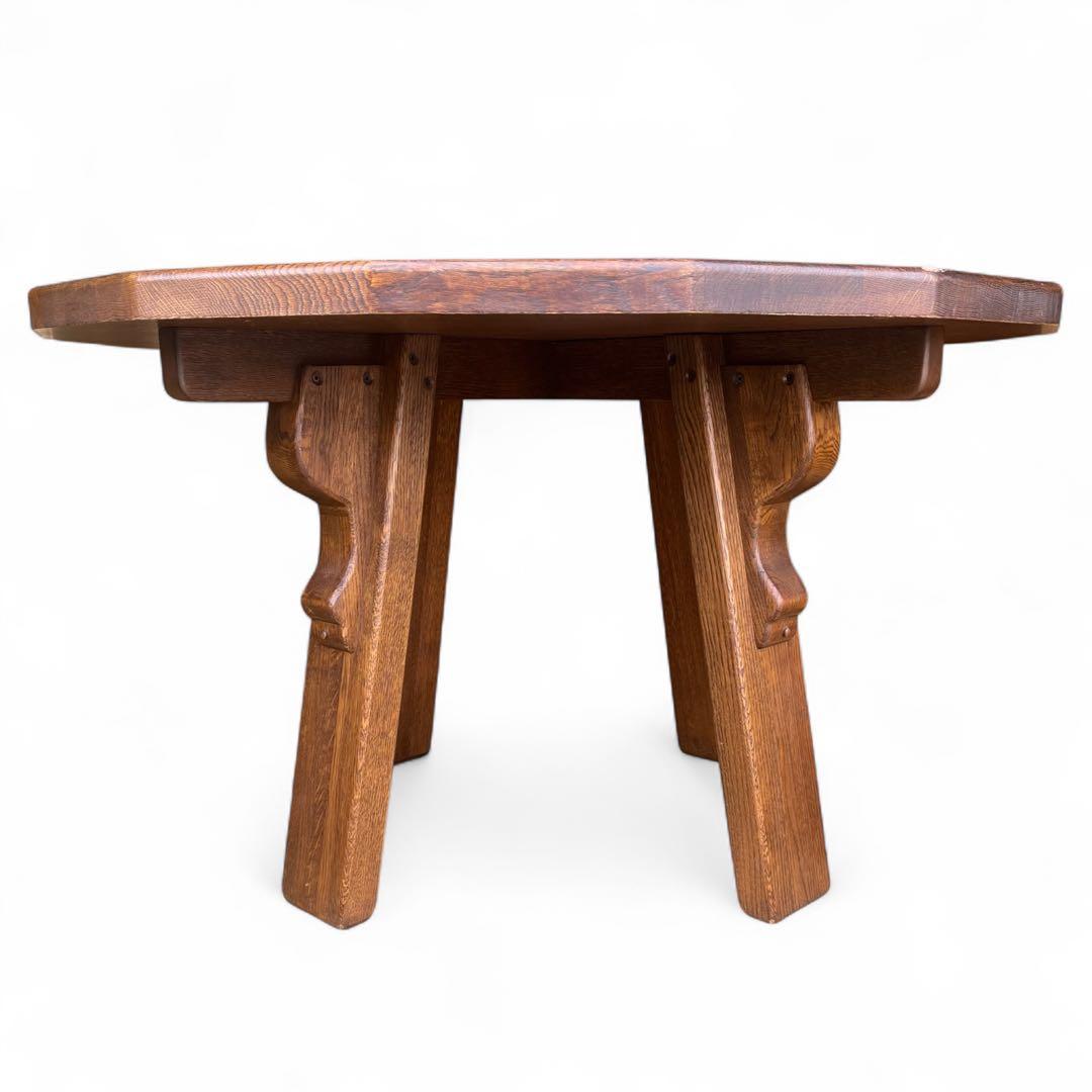 オランダ民芸家具 ネザーランズフォークロア 16角形 ダイニングテーブル