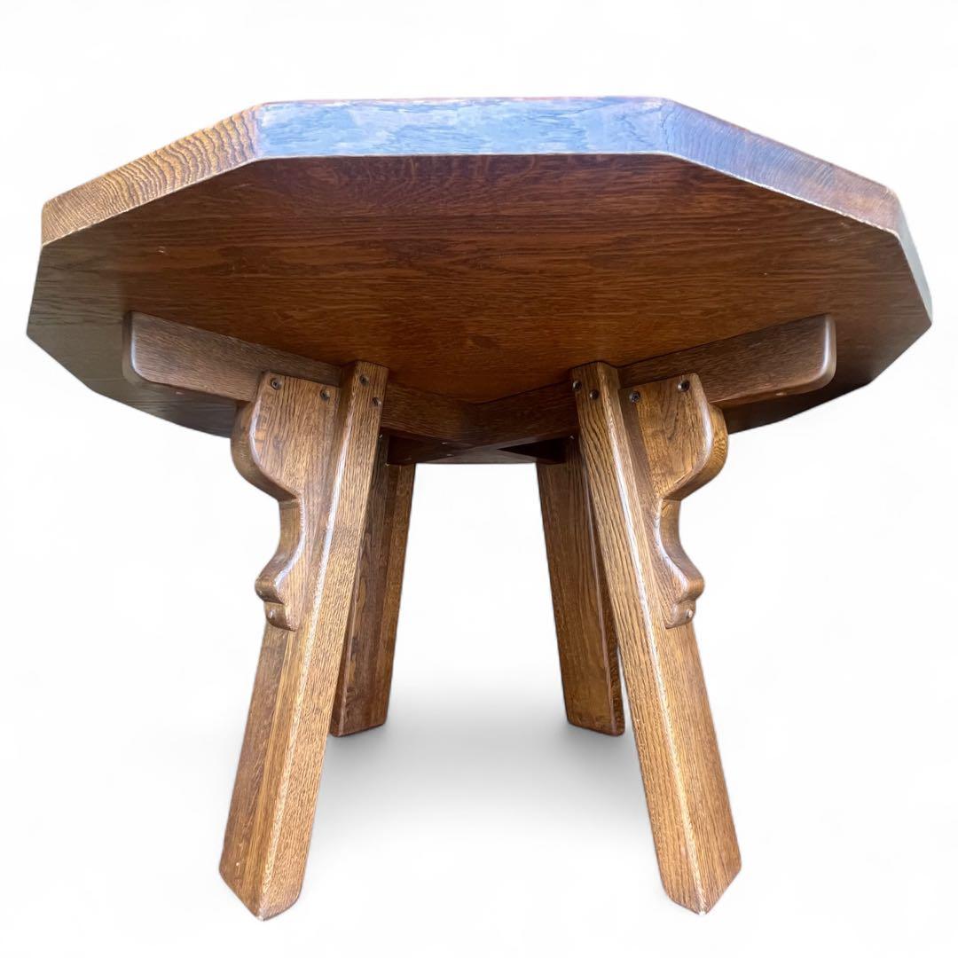 オランダ民芸家具 ネザーランズフォークロア 16角形 ダイニングテーブル