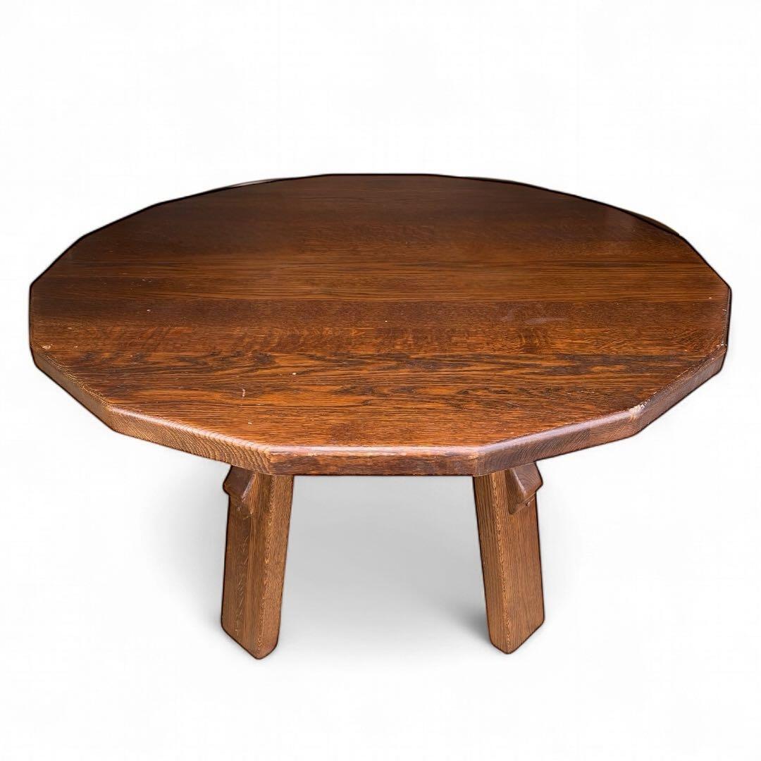 オランダ民芸家具 ネザーランズフォークロア 16角形 ダイニングテーブル