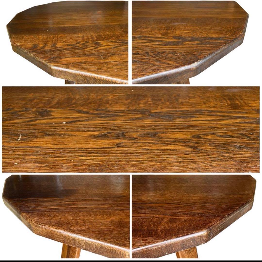 オランダ民芸家具 ネザーランズフォークロア 16角形 ダイニングテーブル