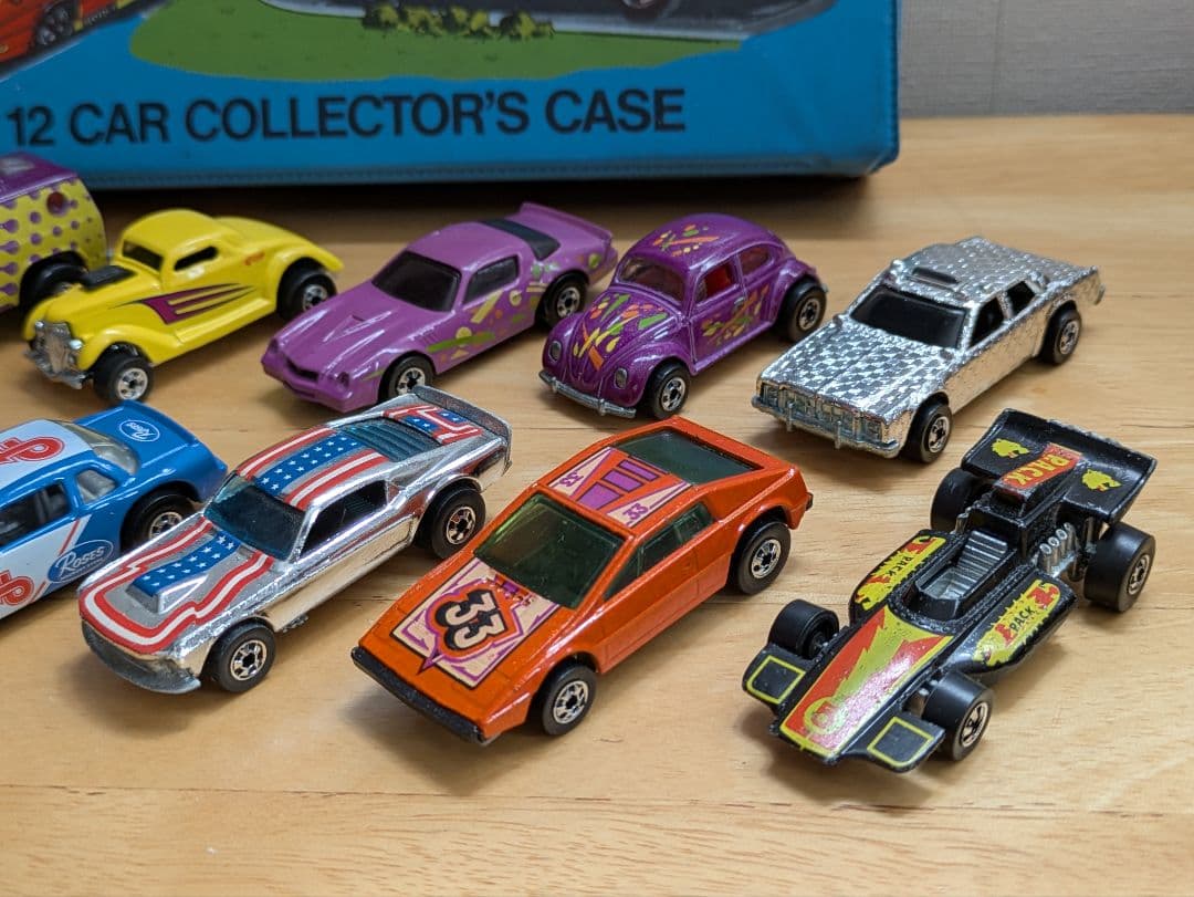 ビンテージ マテル ホットウィール 1980年製12台収納ケース （車両込み）