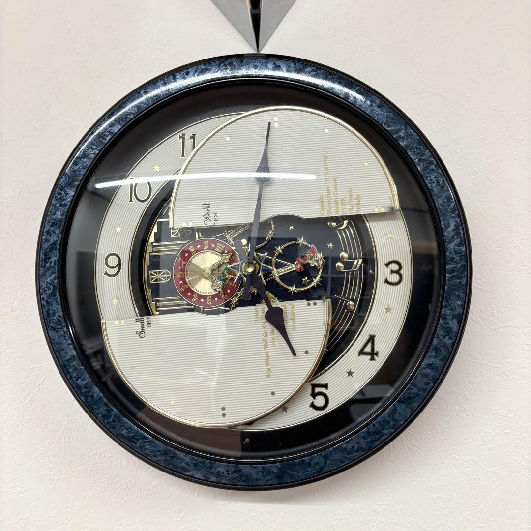 リズム時計　からくり時計　4MH754　Small World　スモールワールド