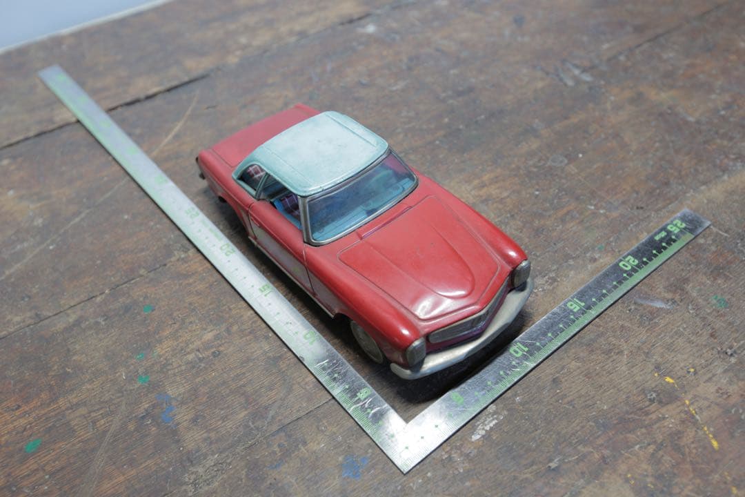 吉屋製 KOブリキ自動車 メルセデスベンツ230SL