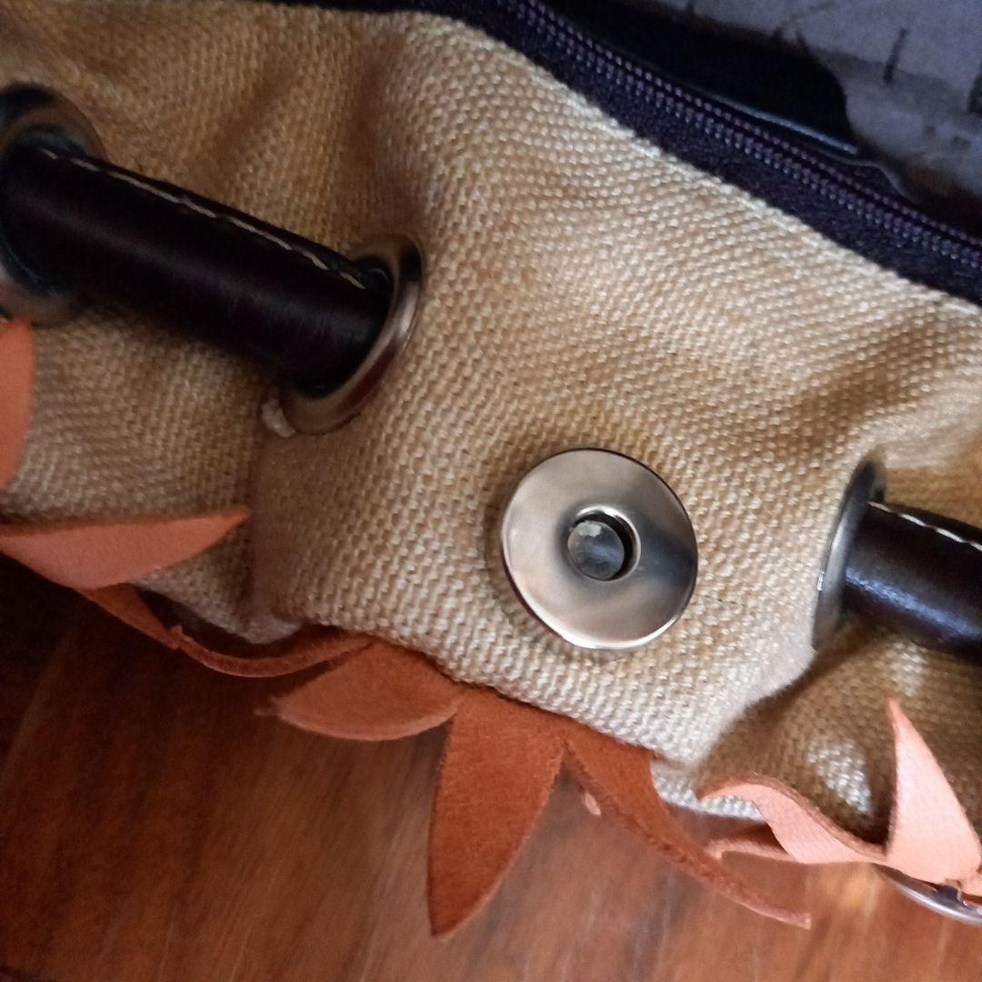 ソニアリキエル　オレンジクリスタル装飾パーティーバッグ　35×18×8cm