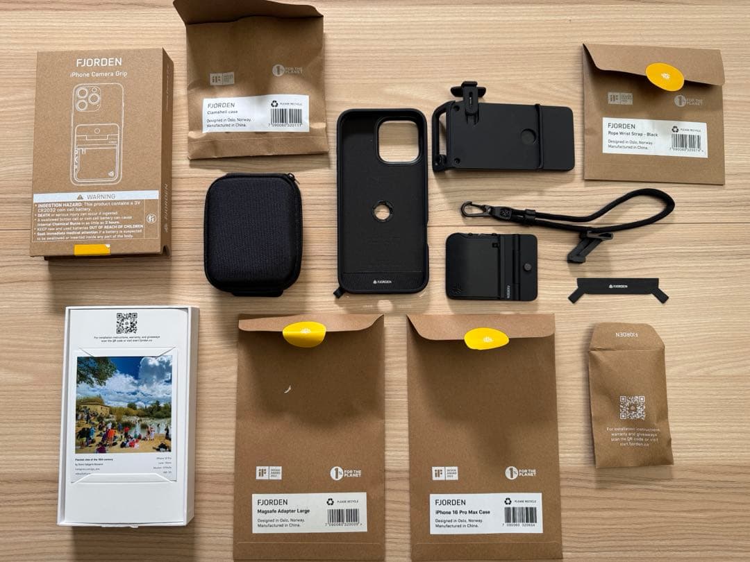 FJORDENフィヨルデングリップ iPhone最強カメラグリップ