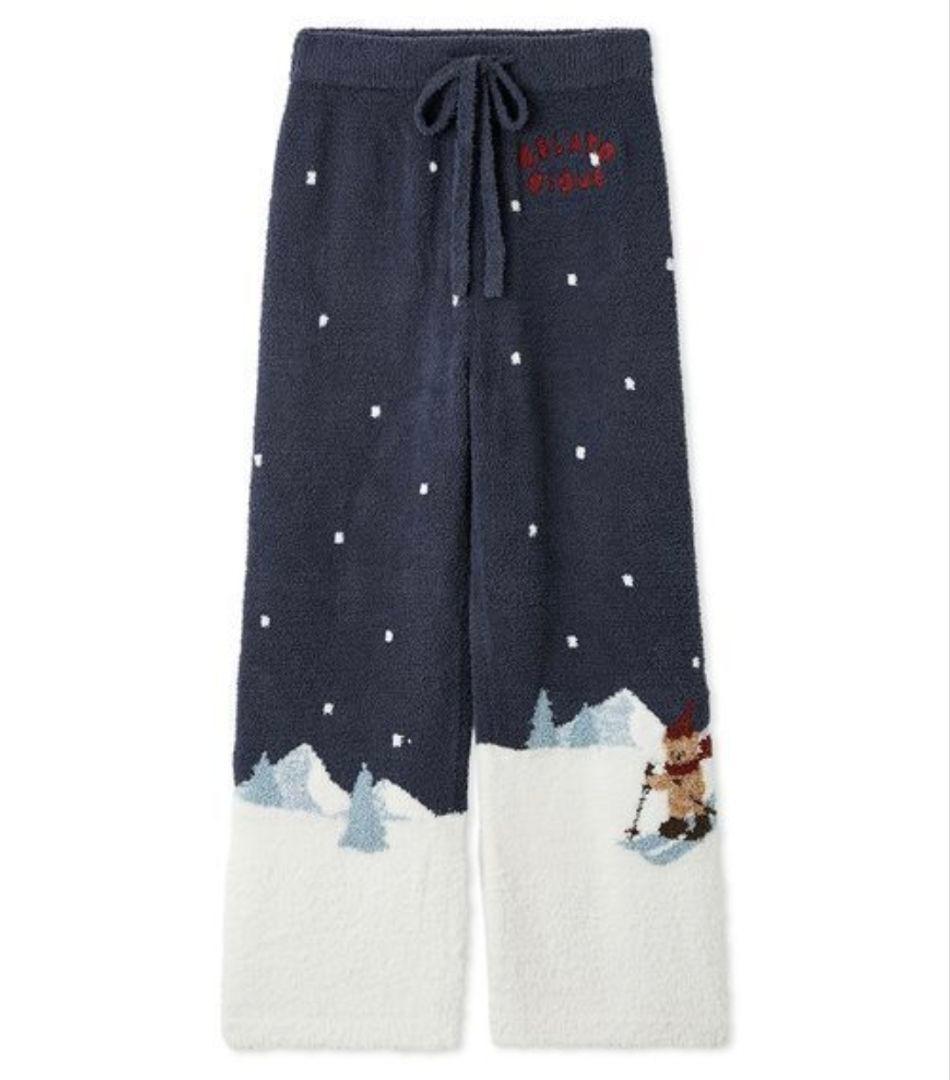 ジェラートピケ【HOLIDAY】スキーベアジャガードプルオーバー+ロングパンツ