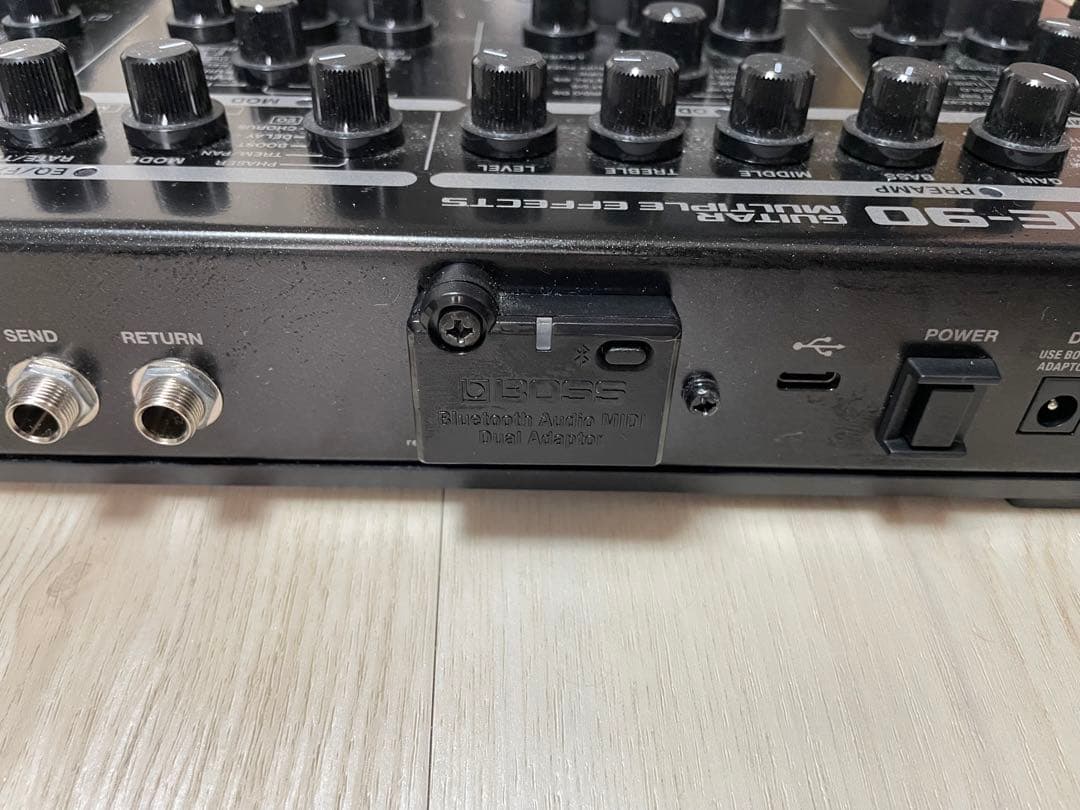 BOSS ME-90 マルチエフェクター BT-DUAL 純正アダプター付き
