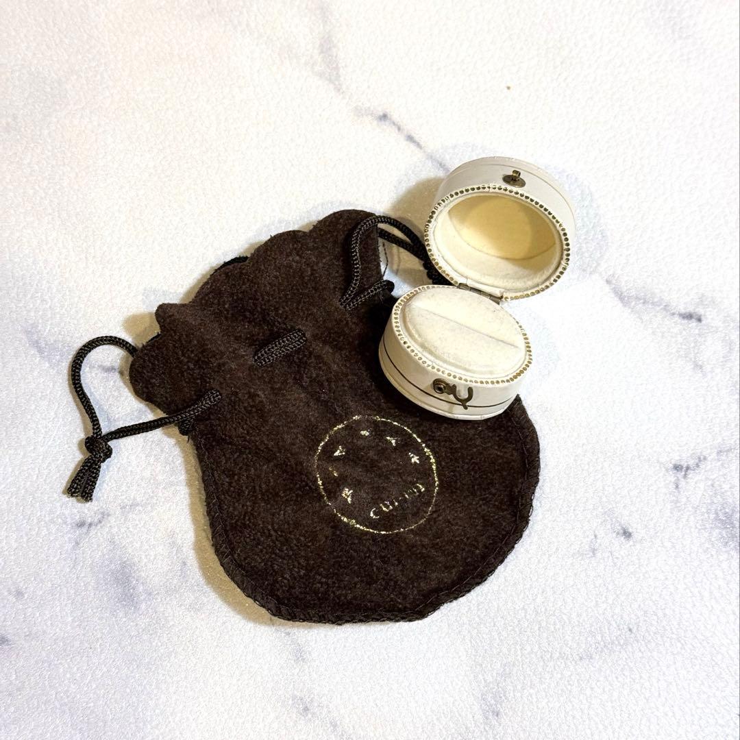 cuicuiK10YG ダイヤモンドピアス 星 0.06ct 定価33,000円