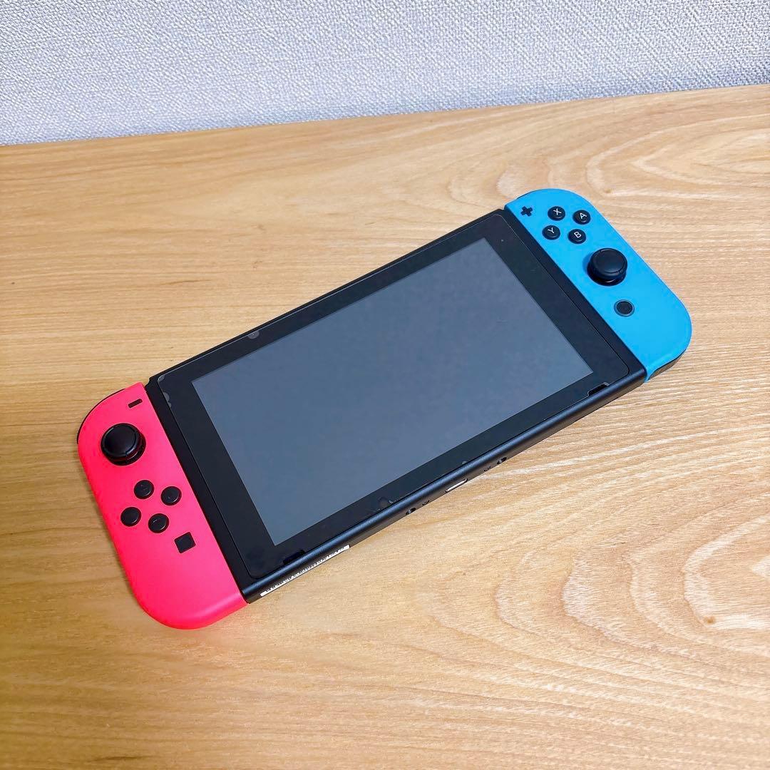 【美品】Nintendo Switch 本体 ピンク ブルー