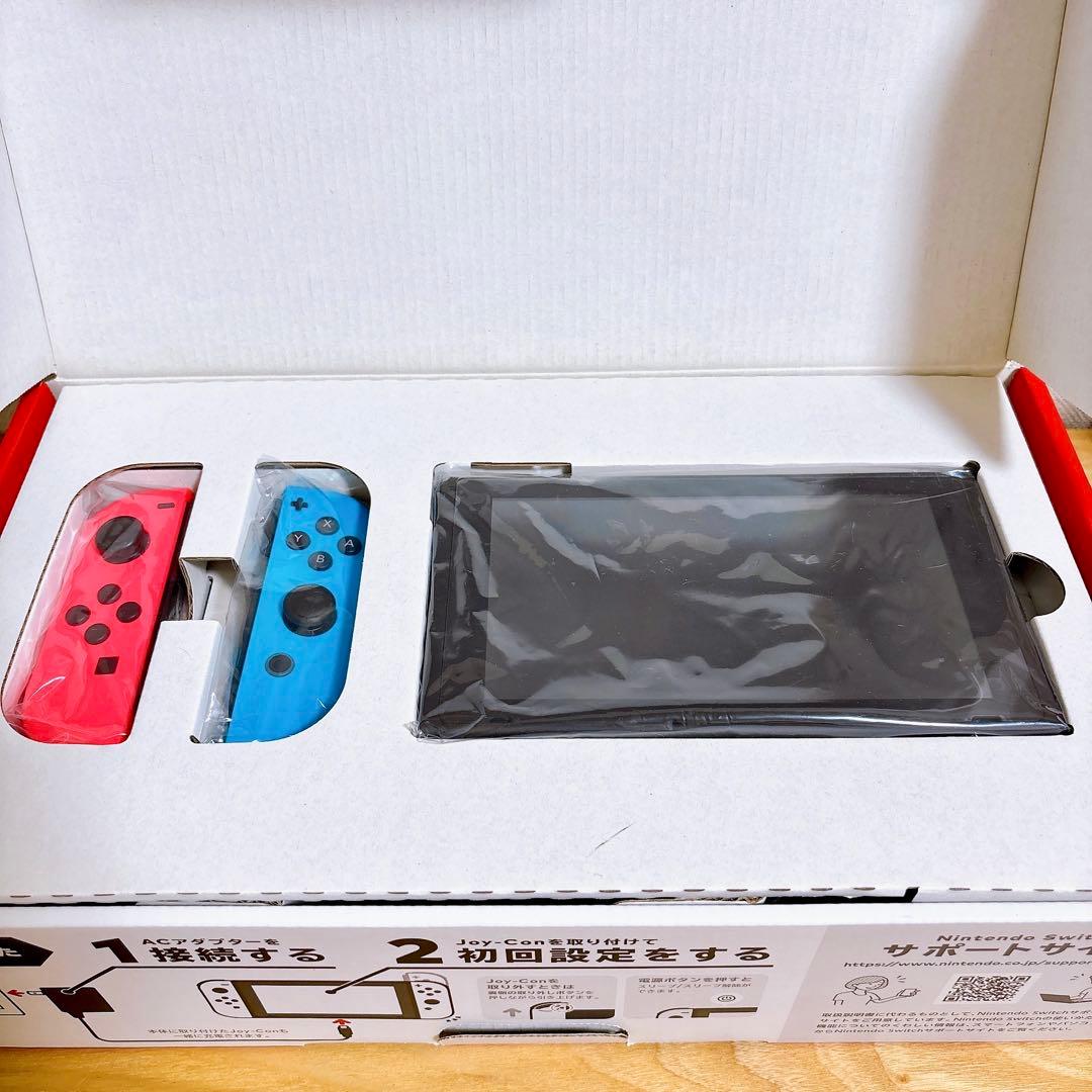 【美品】Nintendo Switch 本体 ピンク ブルー