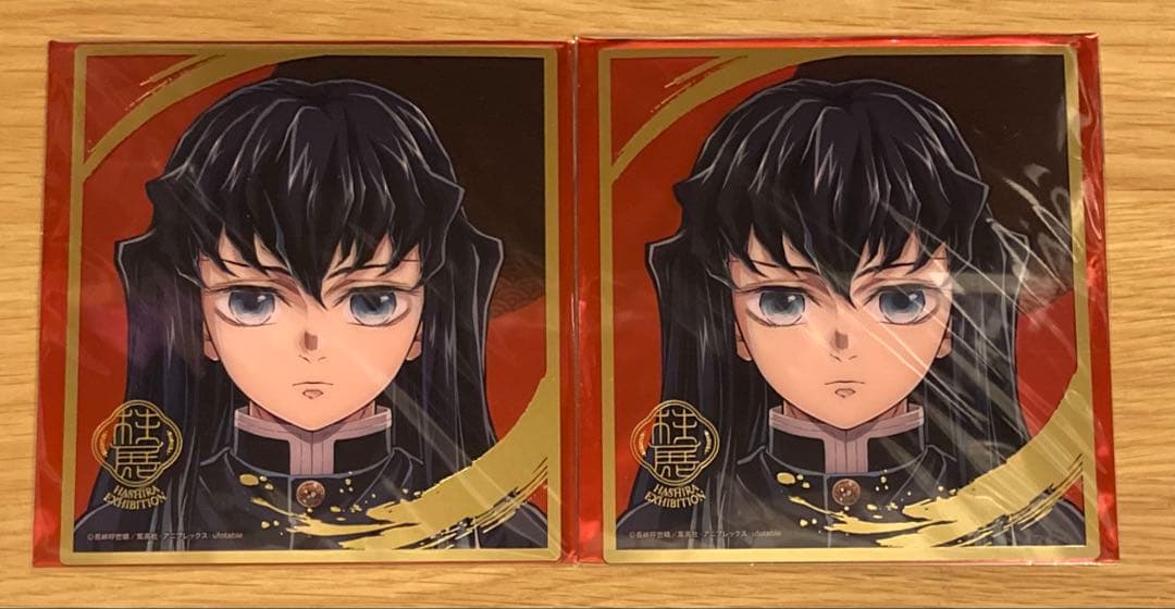 鬼滅の刃 柱展 時透無一郎 ランダムミニクリア色紙2枚