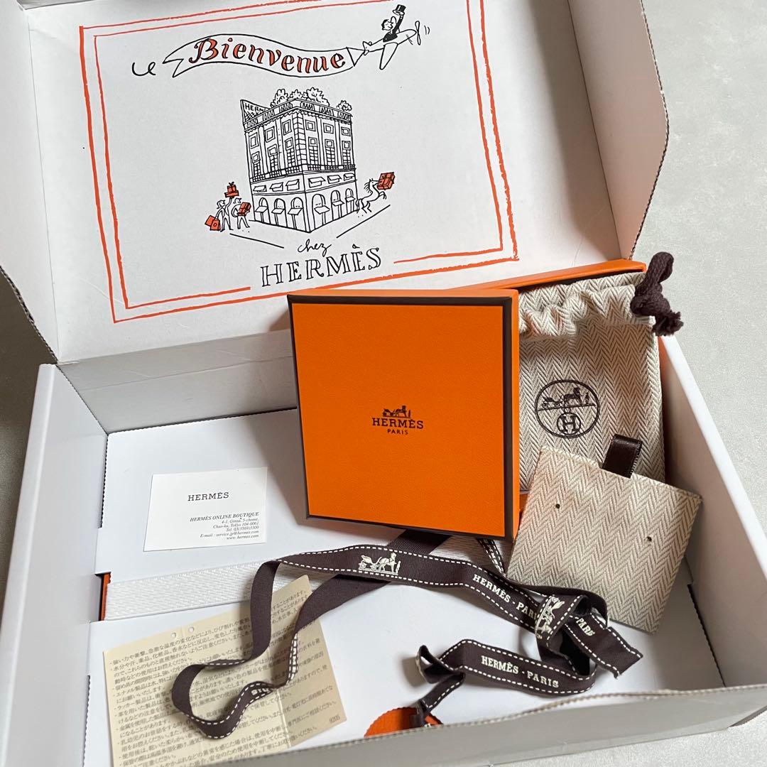 HERMES エルメス ギフトボックス セット ピアス 空箱 ショッパー 巾着