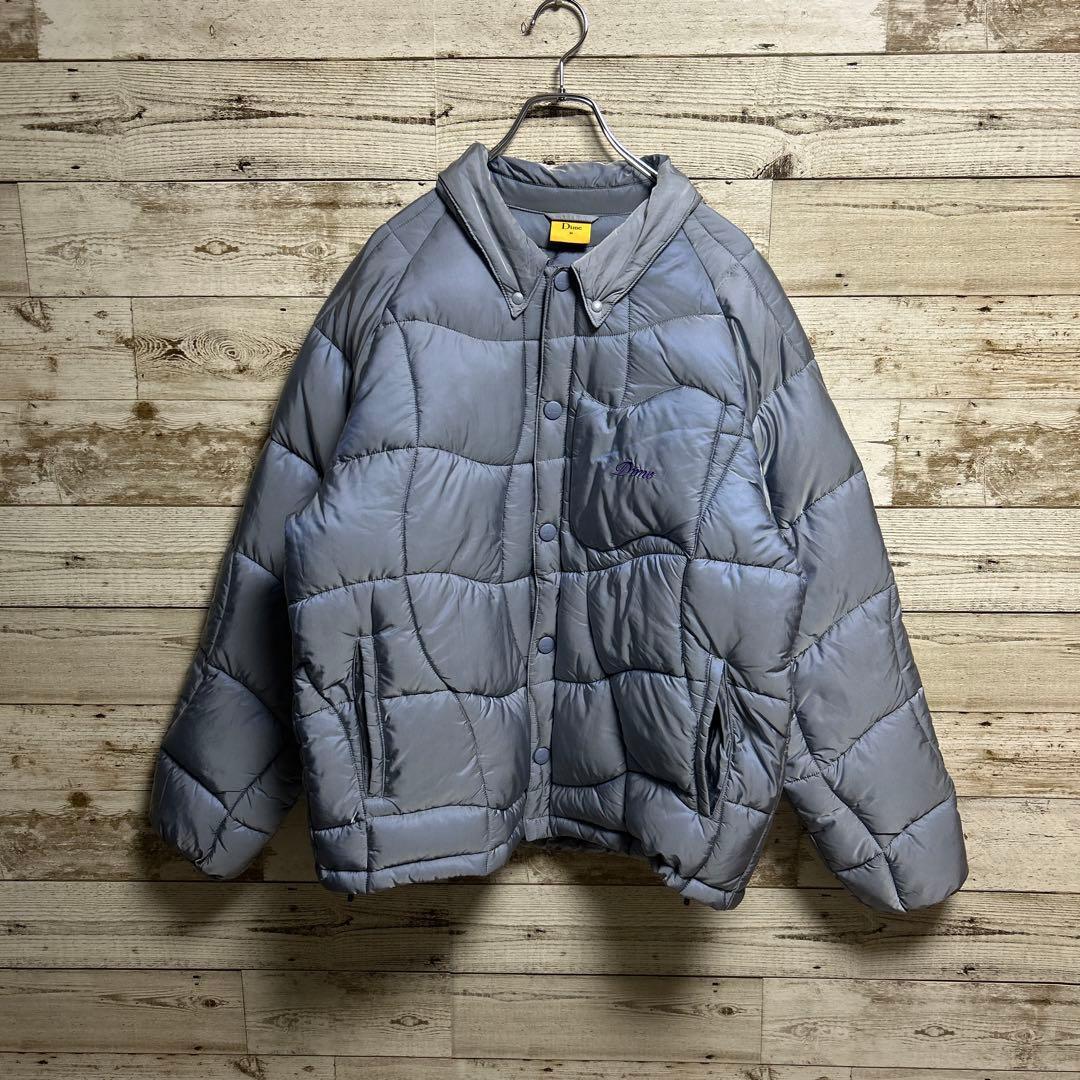 142【人気即完売品】ダイム☆ワンポイント刺繍ロゴ　パファージャケット