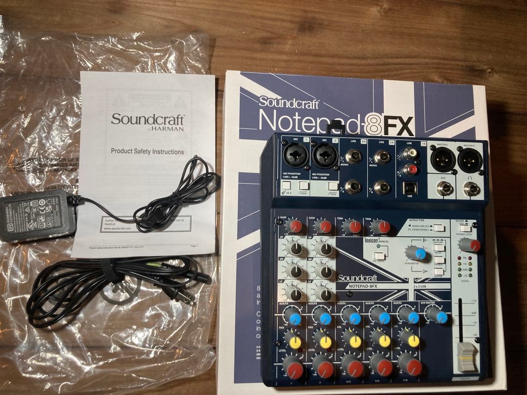 Soundcraft アナログミキサー8ch / Notepad-8FX