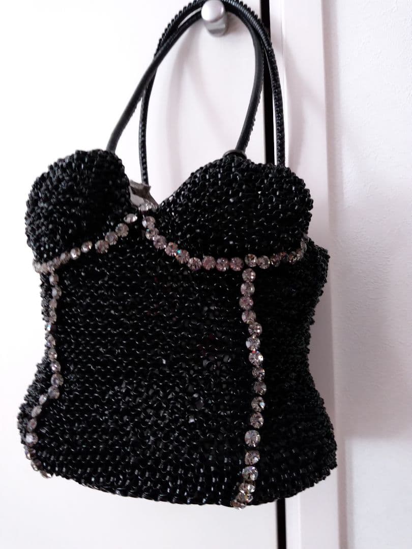 みー「アンテプリマ」超レアなデザイン　ワイヤー・ラインストーン・バッグ