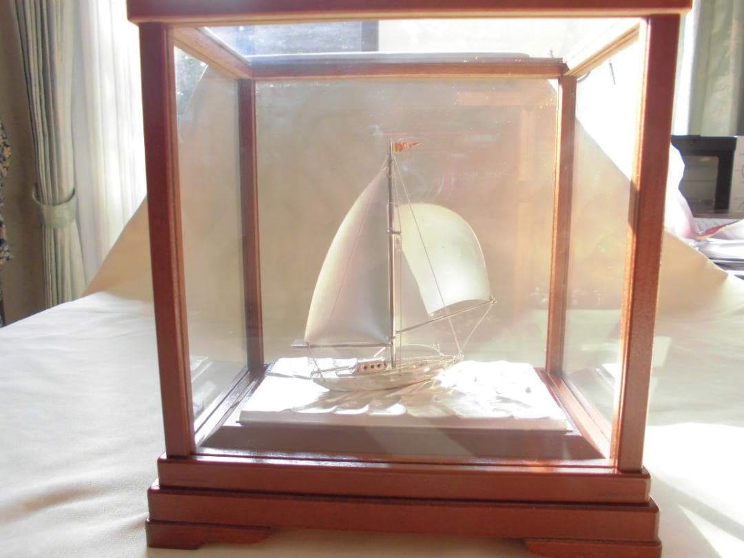 銀製ヨット7号の置物 】銀製工芸品 TAKEHIKO（武比古）