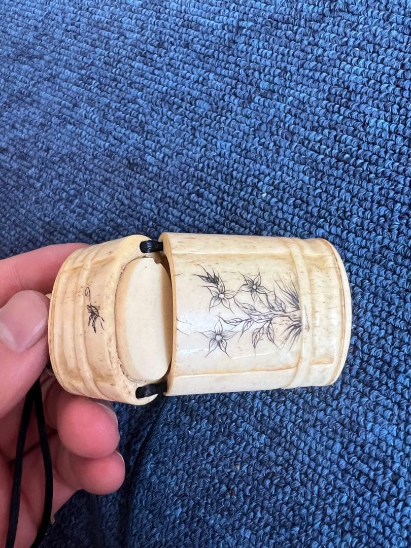 1229 二段印籠 根付 極細工 美術品・アンティーク・コレクション