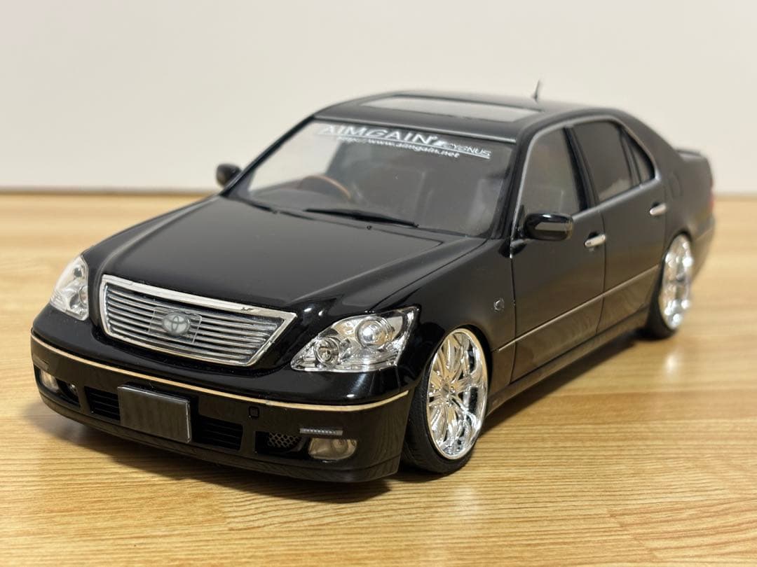 新品！ アオシマ 1/24 エイムゲイン 30 セルシオ 後期型 AIMGAIN