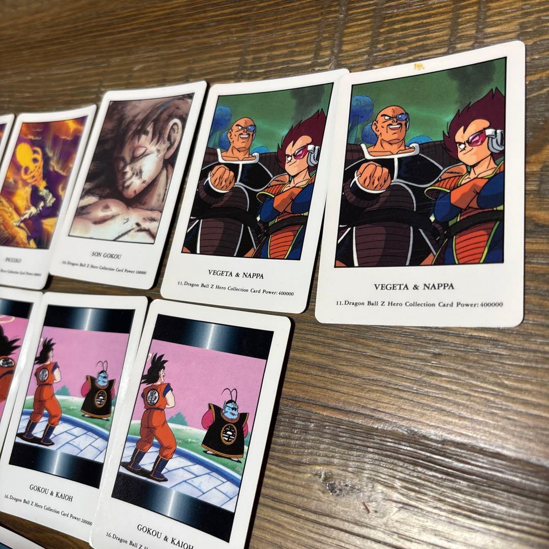 Vintage レア キラカード３枚 ドラゴンボールZ ヒーローコレクション