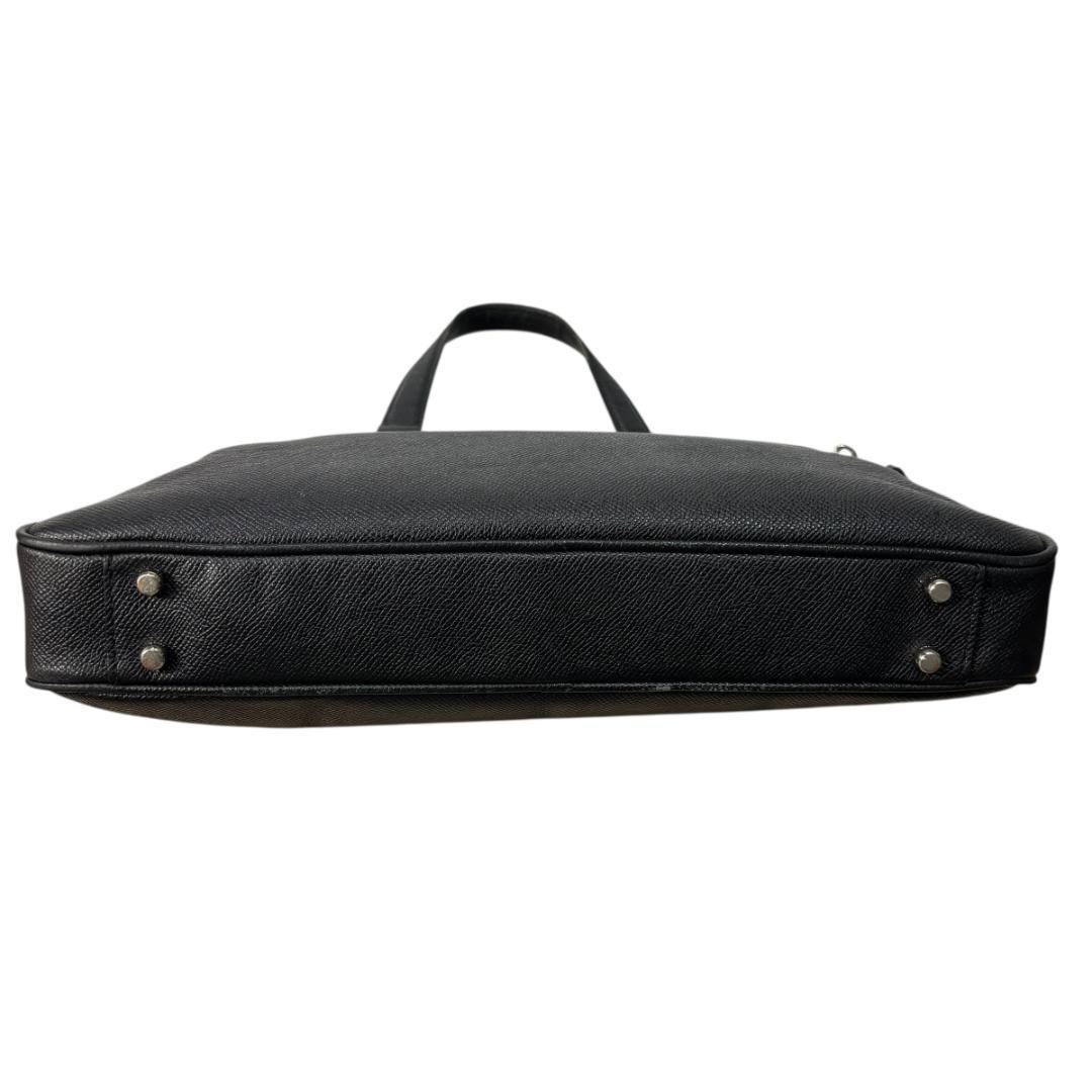 COACH ビジネスバッグ レザー A4収納 ブラック コーチ　71710