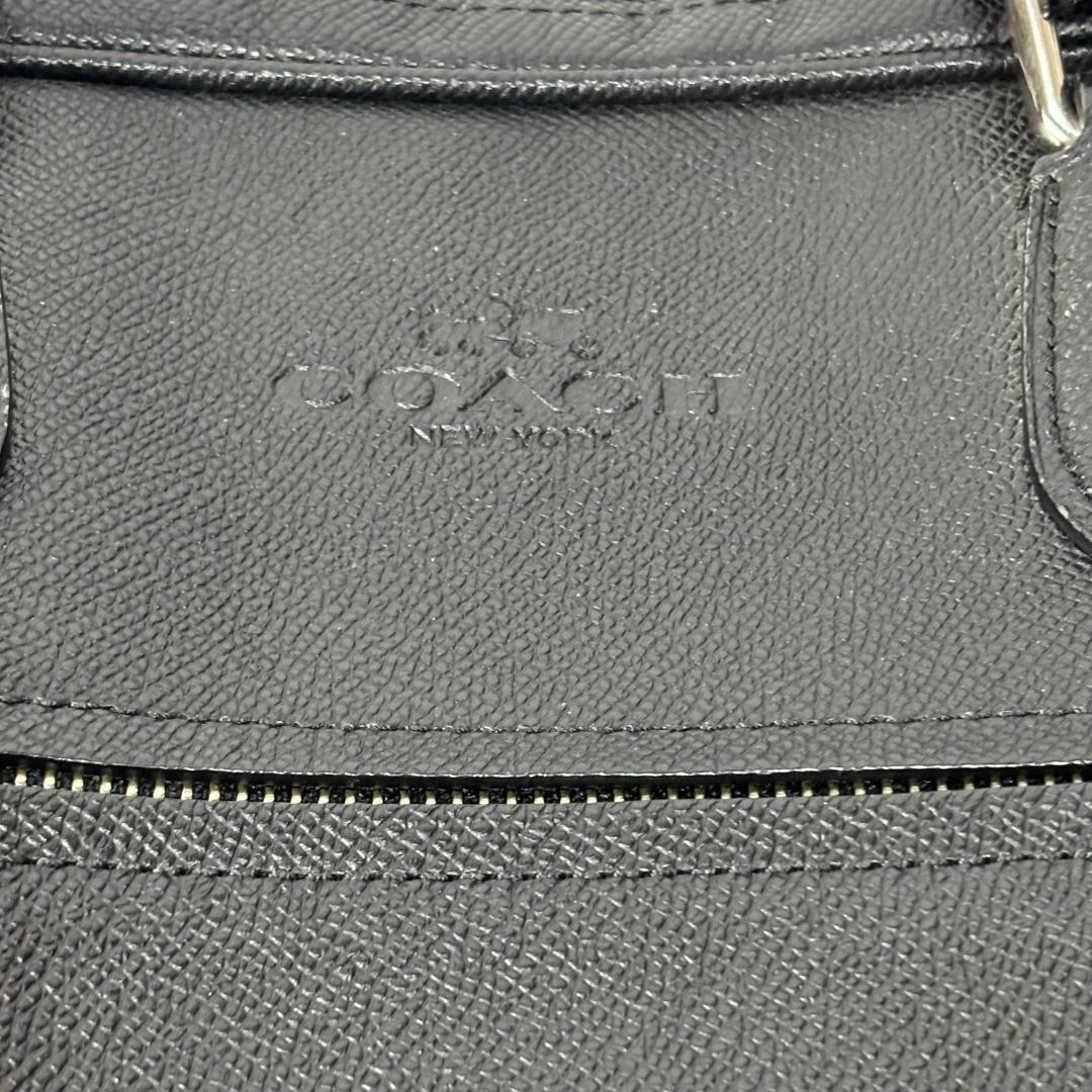 COACH ビジネスバッグ レザー A4収納 ブラック コーチ　71710
