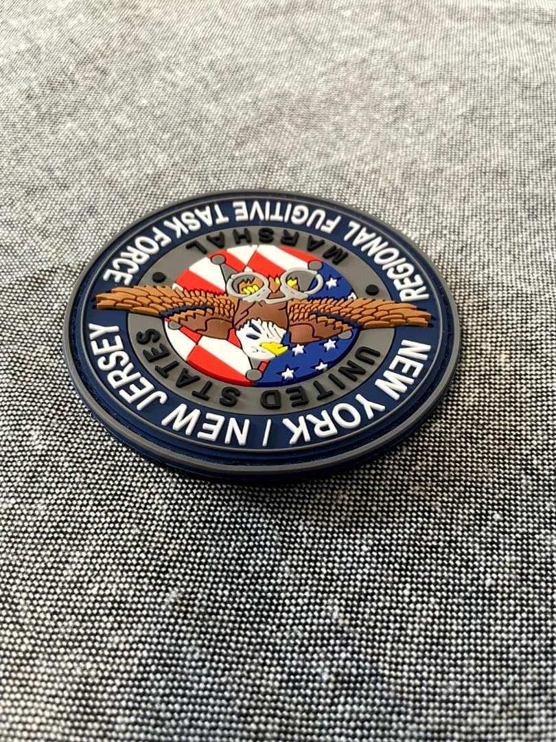 US MARSHAL PVC Patch パッチ TASK FORCE ブルー
