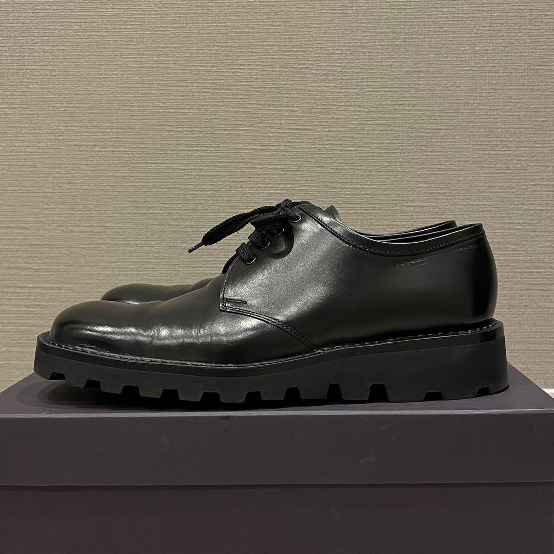 靴 PRADA / Square Toe Leather Derbies