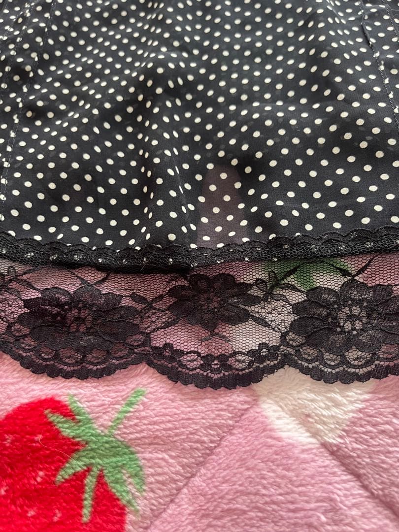 ドット柄 水玉 平成ファッション 森ガール レトロ 平成ギャル キャミソール