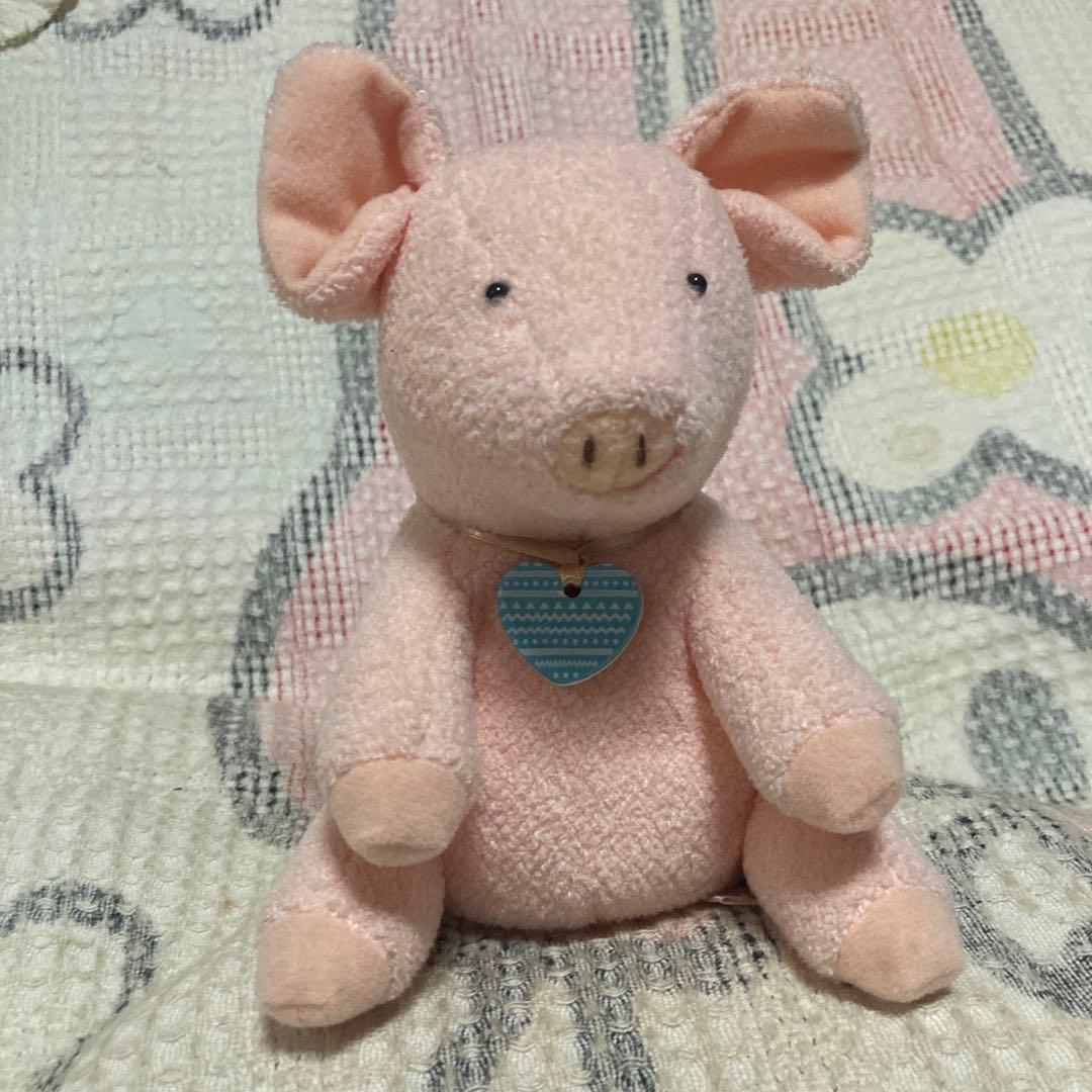 モンスイユ　ブタ　ショコラ　ぬいぐるみ　2こセット　バラ売り不可　中古品