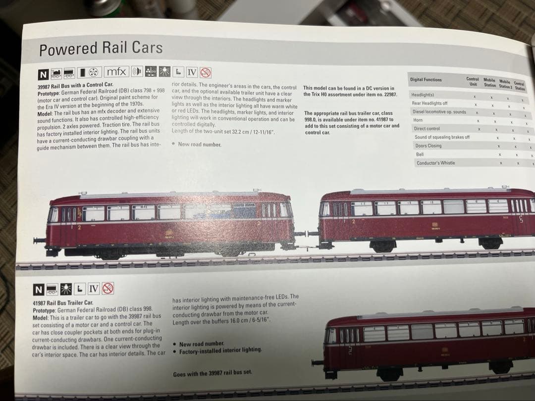 ガリさん専用 メルクリン 39978 HO レールバス VT98.9