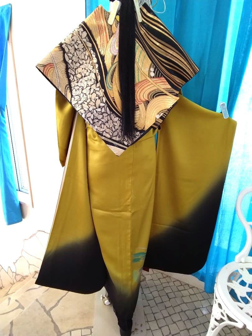 専用です 正絹振袖成人式 重ね衿 帯揚げ帯締め 西陣袋帯 襦袢 ファ