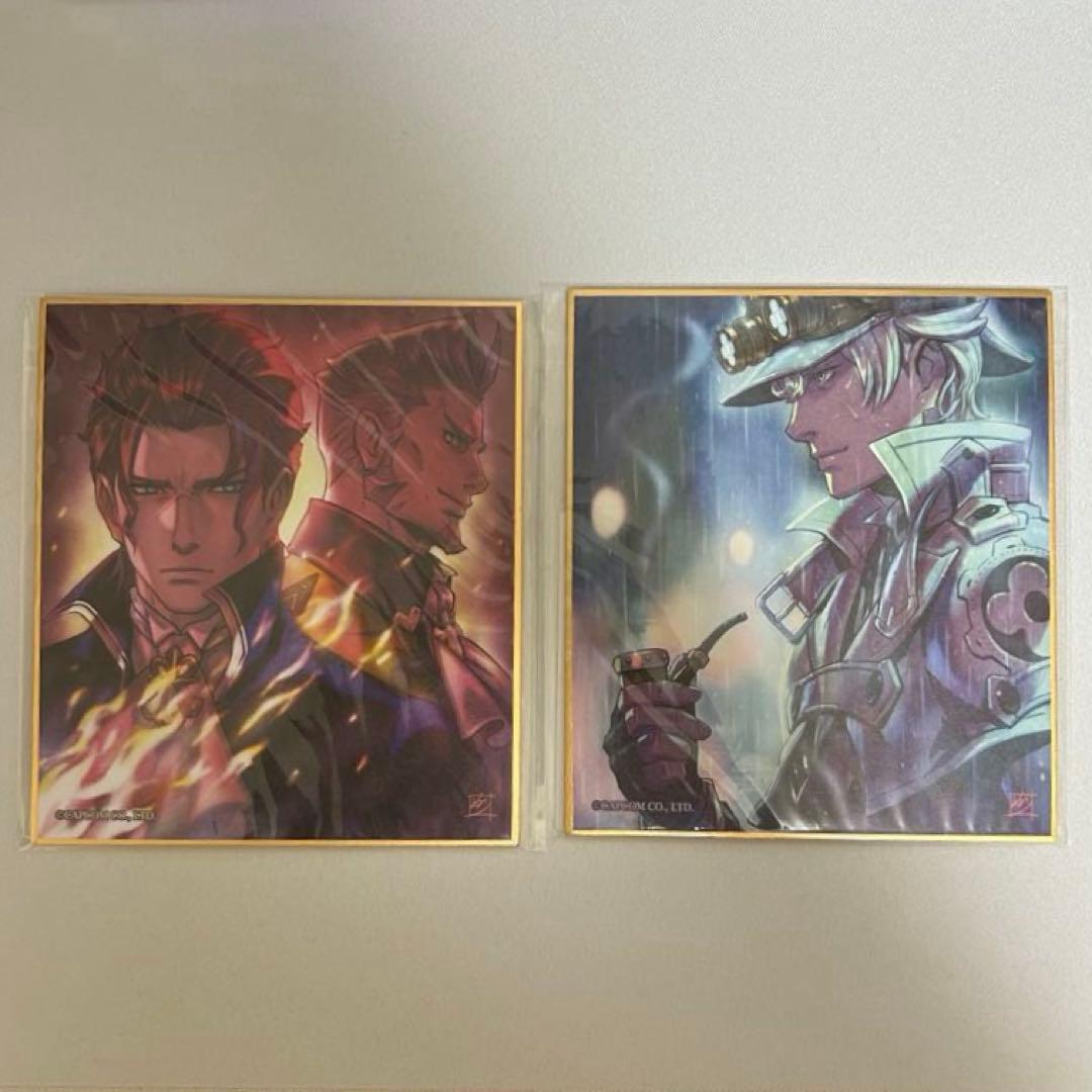 大逆転裁判 塗和也描き下ろしミニ色紙 全3種