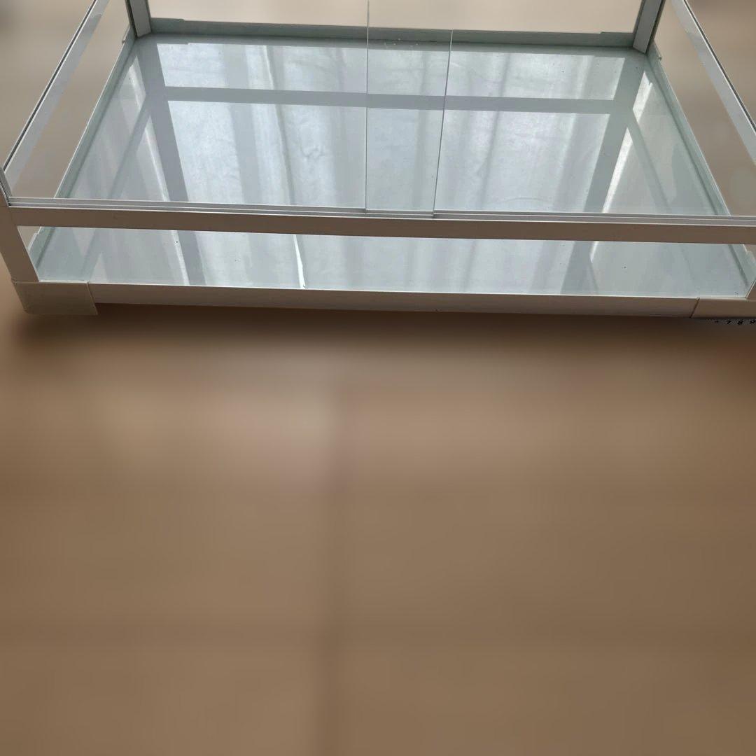 飼育ケージ 透明ガラス メッシュ蓋付き 付属品3個 爬虫類ケ