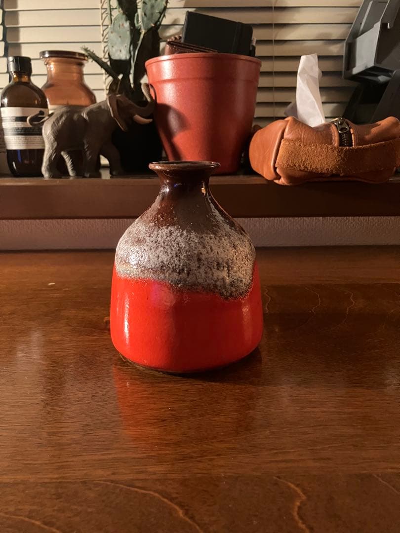 ♥荒川武夫柘榴香合共箱付きザクロ水月窯荒川豊蔵骨董古玩