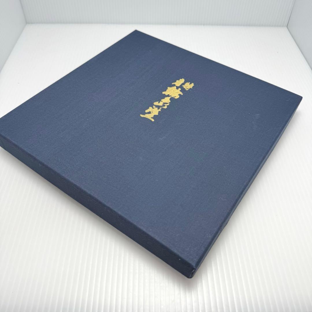 新品未使用 輪島塗 沈金 沈銀 漆器 皿 菓子皿 和皿 和柄 共箱 説明書