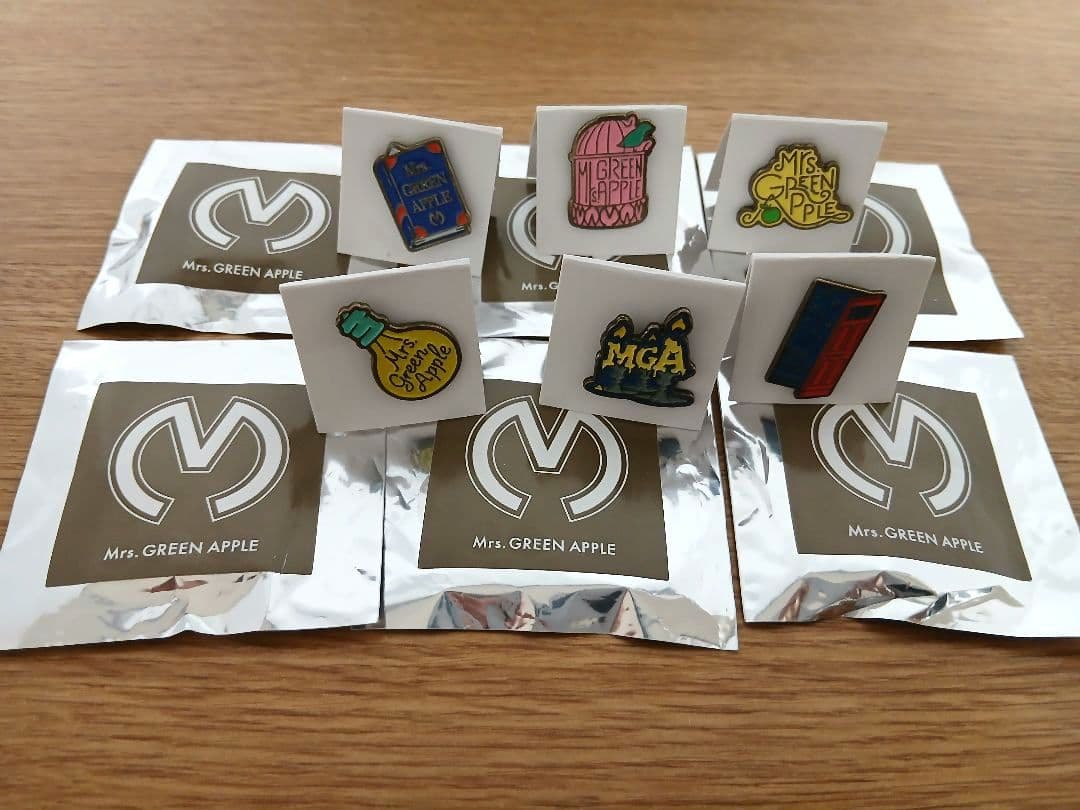 ミセスグリーンアップル ピンバッジ ルームツアー コンプリート