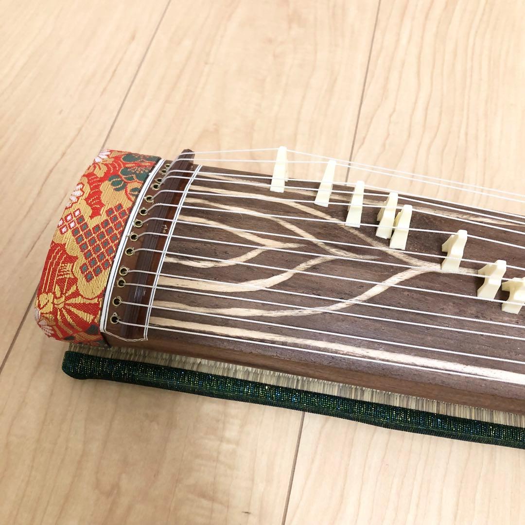 ミニ琴 全長約90cm 13弦 本格的な演奏OK、持ち運び便利、子