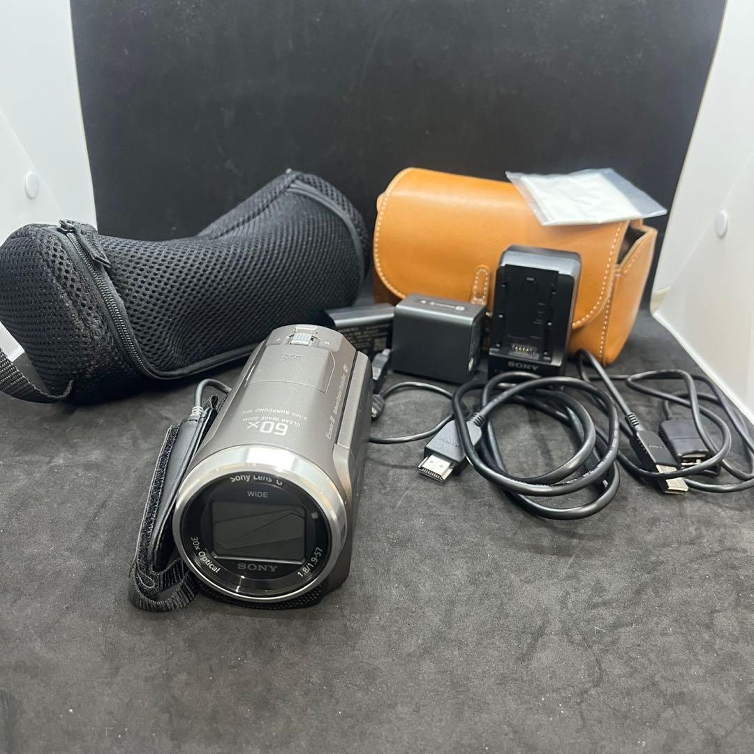 【匿名発送】SONY HDR-CX680 ビデオカメラ　ケース　付属品　セット 匿名発送SONY HDR-CX680 SONY HDR-CX680 純正ケースセット ビデオ