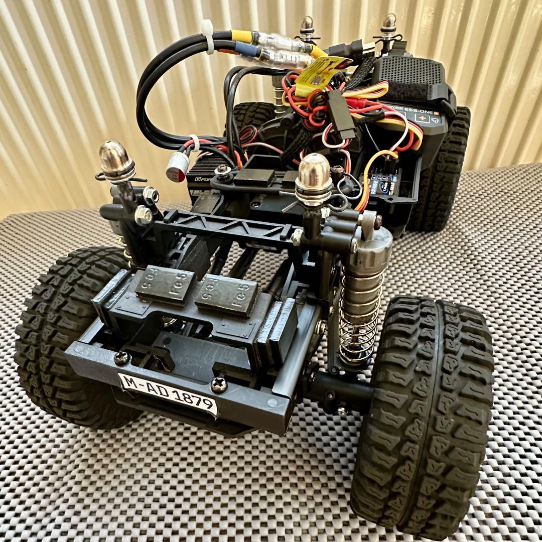 w*z様 タミヤ 1/10 CC-02シャーシ＆ブラックフット ボディ - メルカリ