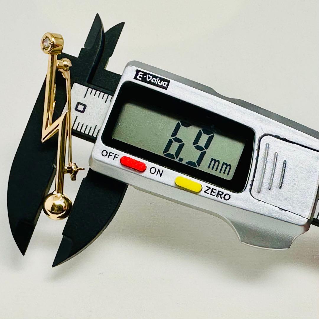 k18金 ．750．トレベール、ブローチ(未使用) N o.1340. k18金 ．750