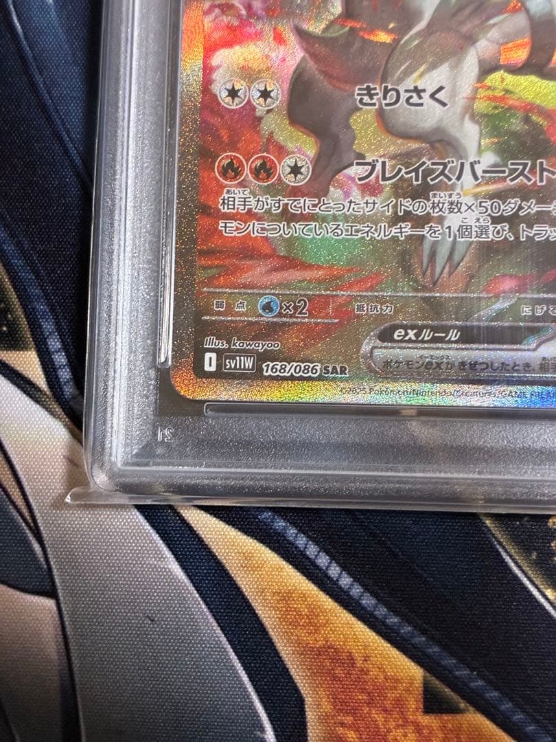 ゼクロムex レシラムex SAR PSA10 連番