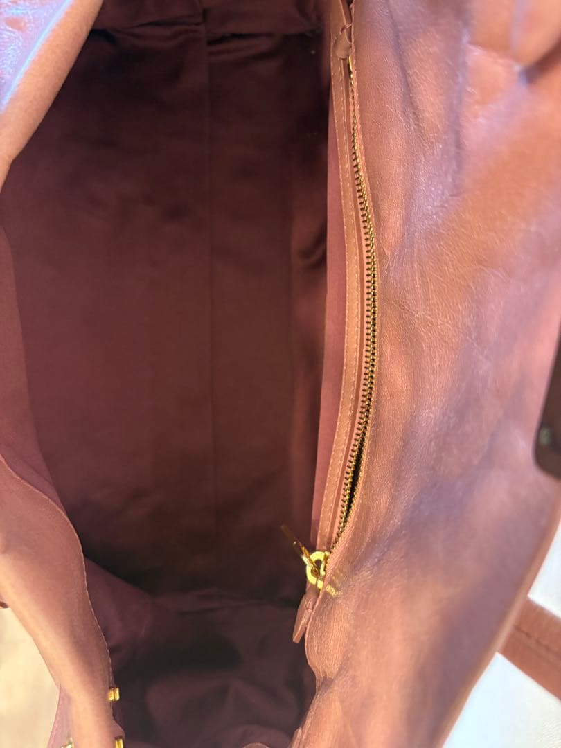 MIUMIU VITELLO SHINE ハンドバック ピンク