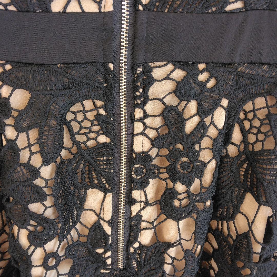 エミリア・ウィズ☆ブラックオールレースロングワンピース