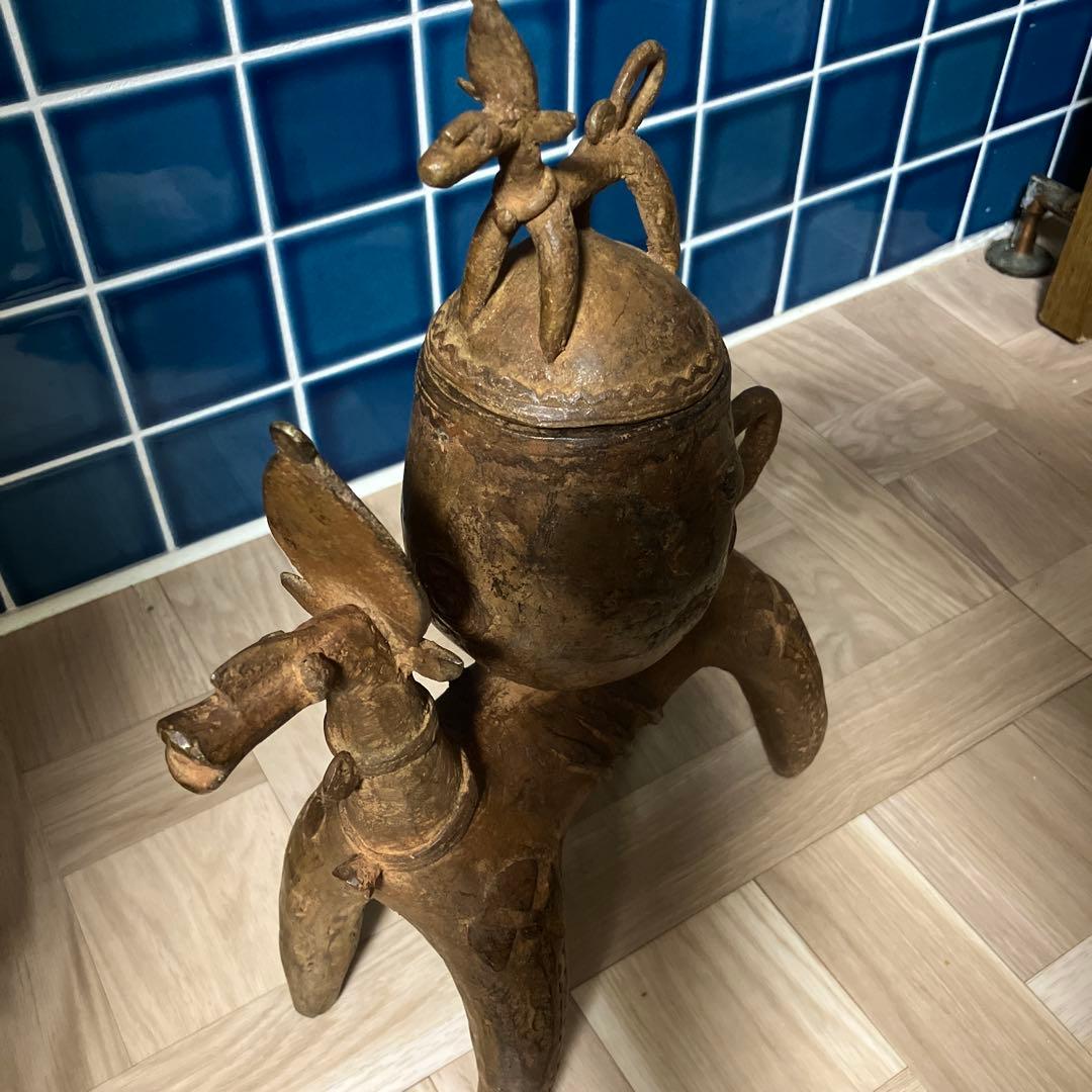 マリ共和国 ドゴン族 金属製オブジェ